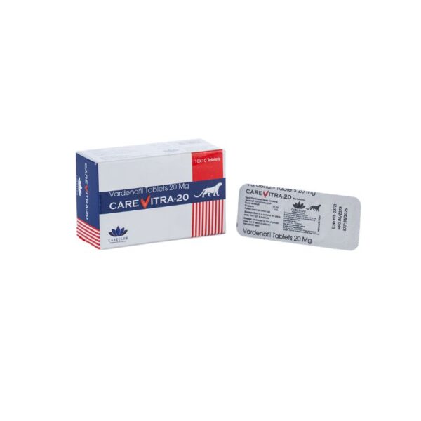 Carevitra-20 (Vardenafil 20 mg) 10 x10 Tablets