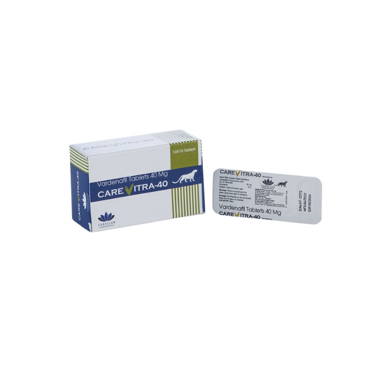 Carevitra-40 (Vardenafil 40 mg) 10 x10 Tablets