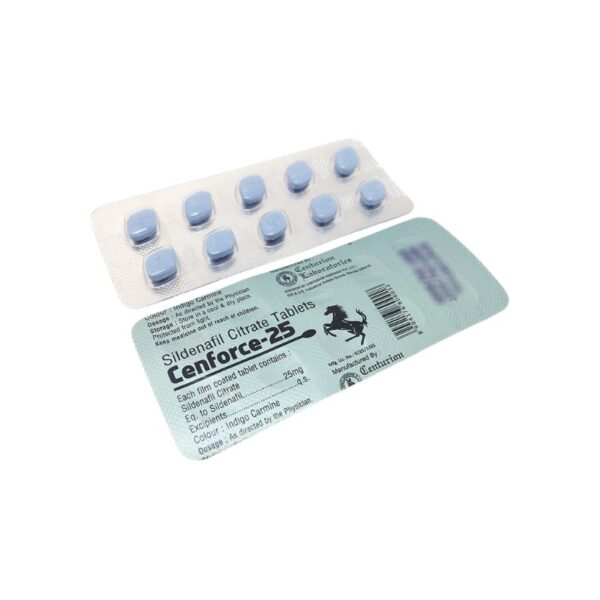 Cenforce 25 mg (Sildenafil – Tablets)