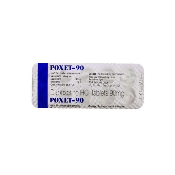 Poxet 90 mg (Dapoxetine – Tablets)