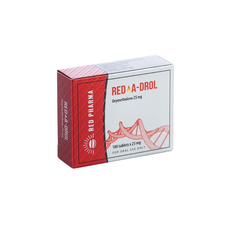 RED A-DROL (Oxymetholone 25 mg)