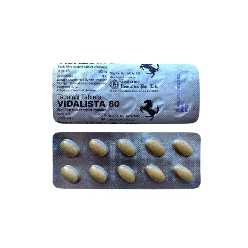 Vidalista 80 mg (Tadalafil – Tablets)